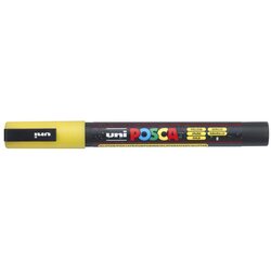 POSCA Uni flomaster; konica 0,9-1,3 mm; rumen z bleščicami, (21290423) Cene