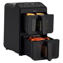Lafe Dual Fry Friteza na vroč zrak 10 L – Dve komori, 2460 W Cene