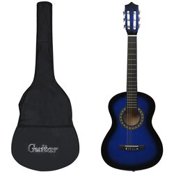 vidaXL 8-dijelni set klasične gitare za početnike plavi 1/2 34" Cijene
