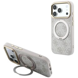 SAS CG MOBILE Maska Guess Ring Stand 360 4G Classic Logo MagSafe za iPhone 17 Pro/ 18 Pro roze Cene