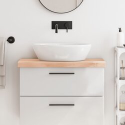 vidaXL kopalniški pult 80x40x(2-6) cm neobdelan trden les Cene