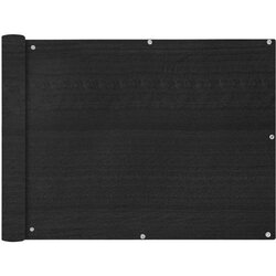  Balkonsko Platno HDPE 90x400 cm Antracitne Barve, (20610643) Cene