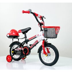 No fear bicikl 12" za decu model 721-12 sa pomoćnim točkovima - crveni Cene