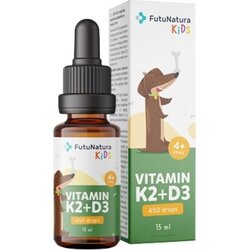 FutuNatura Kids Vitamin K2+D3 Drops - 15 ml Cene
