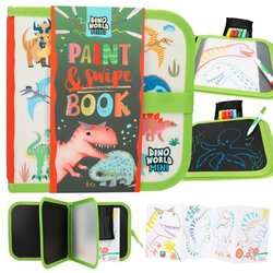Top Model Bojanka dino world paint & swipe book Cene