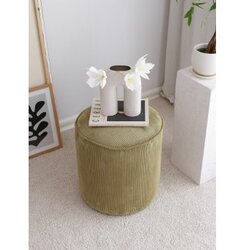 Atelier Del Sofa tabure teddy fitilli khaki Cene