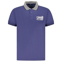 Cavalli Class Muška Polo Majica Kratkih Rukava Plava Cene