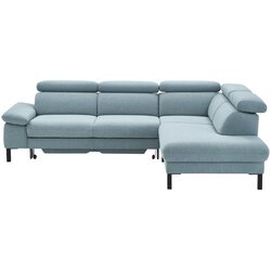 Pure Home Comfort SEDEŽNA GARNITURA, tkanina turkizna, modrosiva Cene