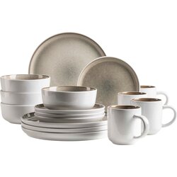 Mäser Lunaria 16-delni kombinirani jedilni servis, rjav - 1 set Cene