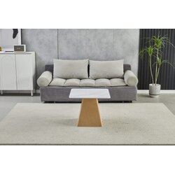 Arti klub sto ct 6050 bela keramička ploča/drvo metalno postolje 800x800x430mm ( 800-616 ) Cene