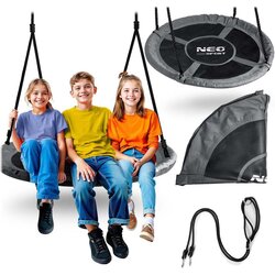 Neo-Sport ljuljačka rodino gnijezdo, 110 cm, siva Cene