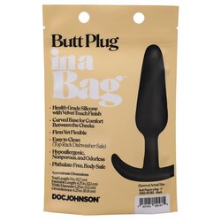 Doc Johnson in a Bag Butt Plug 5"/12 cm Black Cene