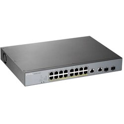 Zyxel GS1350-18HP, 18-portni upravljan PoE switch (omrežni preklopnik) za CCTV z dolgim dosegom, 250 W Cene