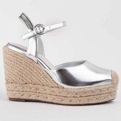 Leindia Espadrile 102927 Srebrna Cene