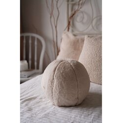 Mioli Decor Ukrasni jastuk Pelus Top, 25x25x25 cm, Bež Cijene