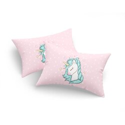 Unicorn Dreams set jastučnica, 50x70 cm, ružičasta Cijene
