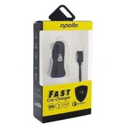 CAR CHARGER APOLLO 2IN1 QUALCOM 3.0 TYPE C Cene