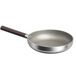 Cheffinger Neprijemljiva indukcijska ponev 24 cm z ročajem z učinkom lesa, Srebrna, (5000276470) Cene