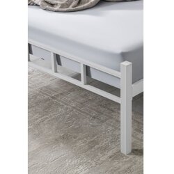 Hanah home Francuski krevet K90, 160x95x200 cm, Bijeli Cijene
