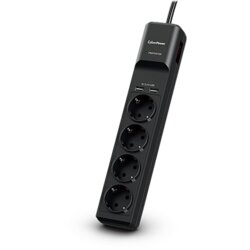 Cyberpower prenaponska zaštita, P0420SUD0, 4xšuko, 2xUSB-A port Cijene