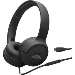 JBL Tune 520C USB-C crne kabelske preko slušalke ušes Cene