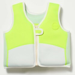 Sunnylife dječji prsluk za učenje plivanja shark tribe blue neon citrus Cijene