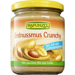 Organski bio arašidovo maslo crunchy, s soljo - 250 g Cene