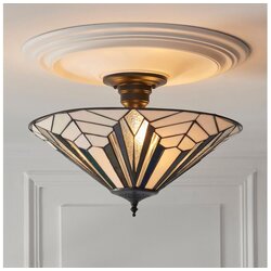 Endon 111895 - Plafonski luster Tiffany ASTORIA 3xE27/10W/230V, prečnik 48 cm Cene