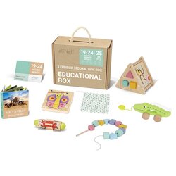 eliNeli Educational Box 19-24 m+ komplet igrač iz lesa Cene