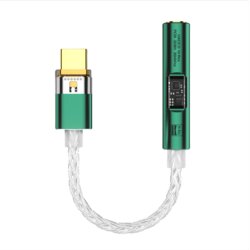INF BA23 USB-C na 3,5 mm avdio vtičnico z vgrajenim DAC-om Green, (21838500) Cene