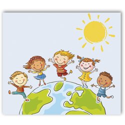 DAIBER 1x10 Globe 13x18 Kids Portrait folders 13348 Cene
