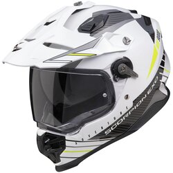 Scorpion kaciga Adf-9000 air feat white black yellow Cene