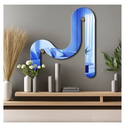 WALLXPERT dekorativno ogledalo Ozgl509 blue Cene