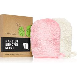 BrushArt Home Salon Make-up remover gloves rokavice za odstranjevanje ličil PINK, CREAM 2 kos Cene