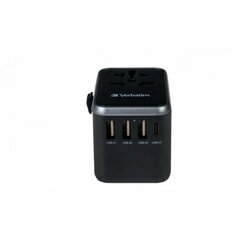 Verbatim Univerzalni potovalni adapter 61W USB-C & 3 USB-A UTA-04, 49546 Cene