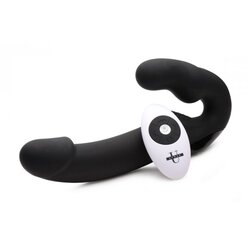 Strap U Vibracijski strap on Urge, črn Cene