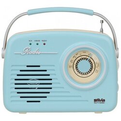 SILVA Schneider retro radio tranzisor mono 1965 243016, modra Cene