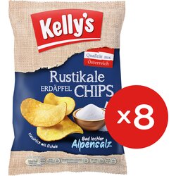Kelly's Rustikalni krompirjev čips - alpska sol - 880 g Cene