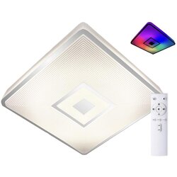 Top Light RGB LED prigušiva stropna svetiljka/24W/230V četvrtasta + daljinski upravljač Cene