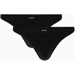 Atlantic men's thongs 2Pack - black Cijene