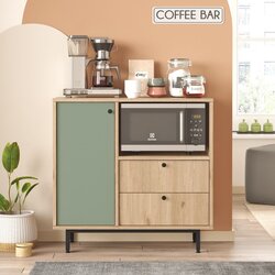 Hanah home Komoda RE1-SY, 88x85x35.5 cm, Zelena Cijene