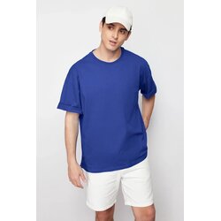 Trendyol Muška majica Tmnss22Ts0318, Plava Cene