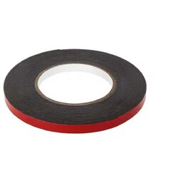 Kemot Obojestranski lepilni trak , pena, 1 mm x 10 mm x 10 m, črn Cene