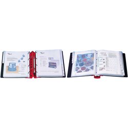 Wedo Predstavitvena mapa ERGOGRIP, 56 mm, črno/rdeča, (21652700) Cene