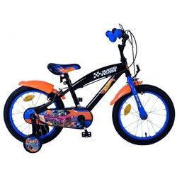 Hot_Wheels Dječji bicikl 16" crno-plavo-narančasti - 2 ručne kočnice Cene