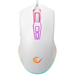 Rampage Miš SMX-G68 Spear, žičani, 7200 DPI, RGB, rozi Cene