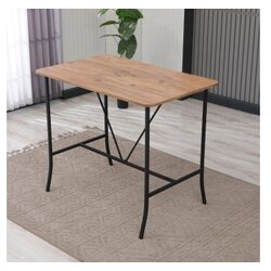 Hanah home Barski sto Retro Walnut Cene