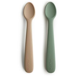 Mushie Silicone Feeding Spoons žličica Dried Thyme/Natural 2 kom Cene