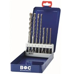 BOHRCRAFT burgije SDS-plus QX-4 5/6/8 x110 + 6/ 8/10/12 x 160/HB 7 QX-4 set 7/1 26121410007 Cene