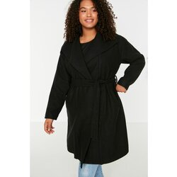 Trendyol Curve Black Belted Cachet Coat Cijene